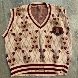 Teddy Bear Heart Sweater Vest